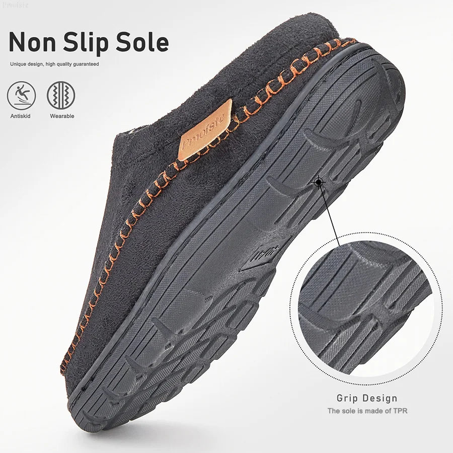 Men's Lined Slippers