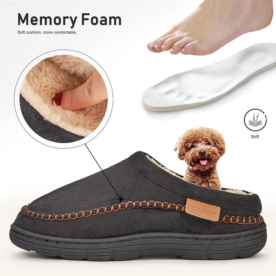 Men's Lined Slippers