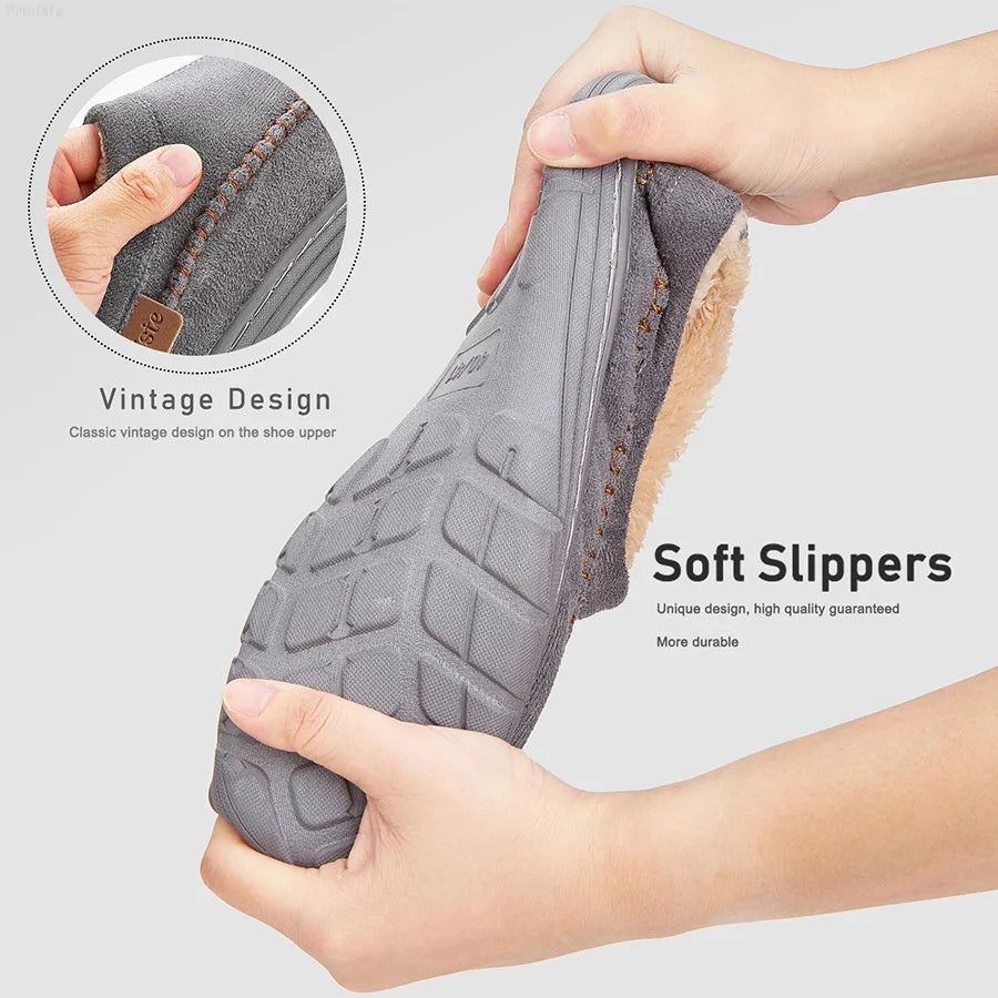 Men's Lined Slippers