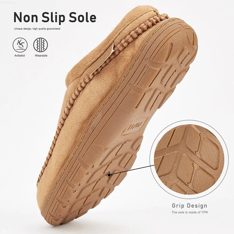 Men's Lined Slippers