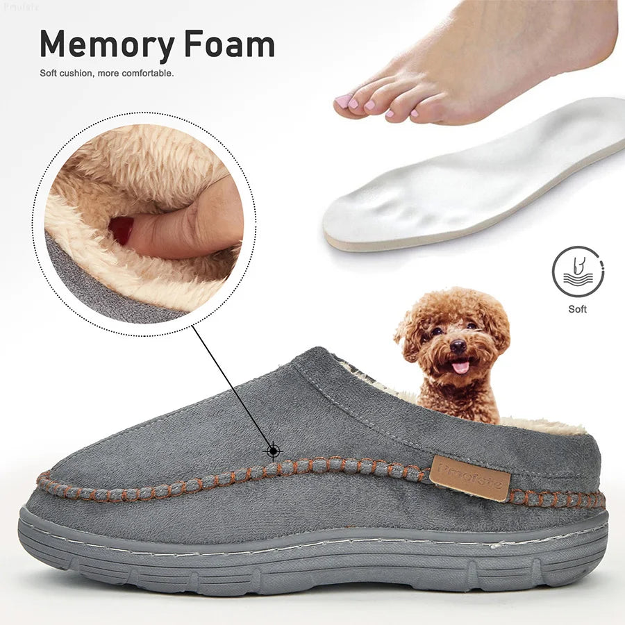 Men's Lined Slippers