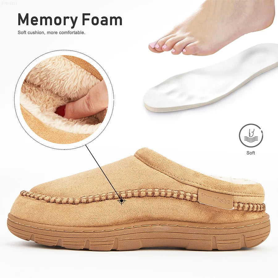 Men's Lined Slippers