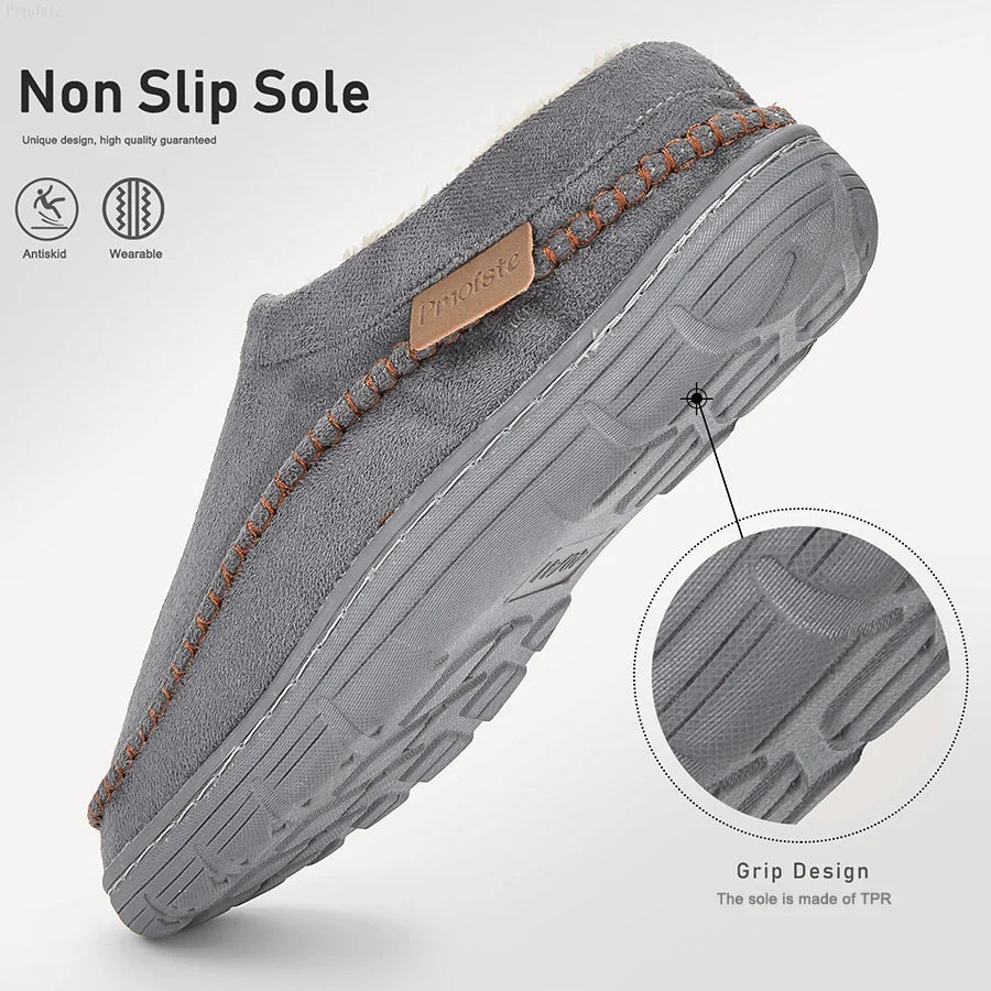Men's Lined Slippers