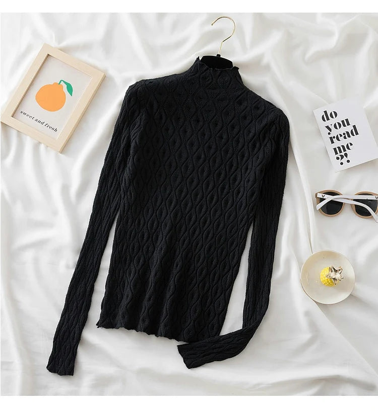 Women's Cashmere Turtleneck Sweater