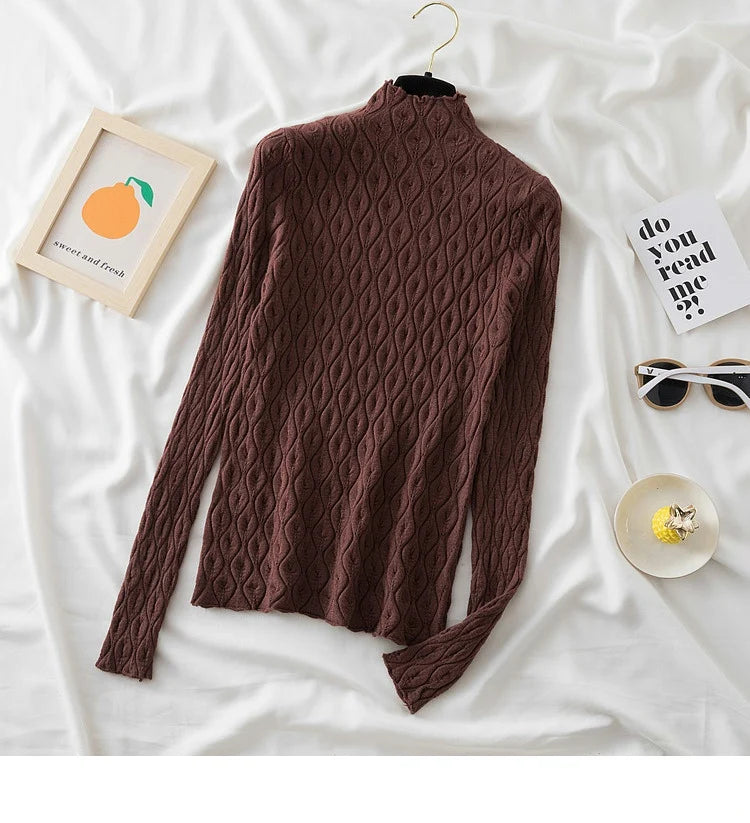 Women's Cashmere Turtleneck Sweater