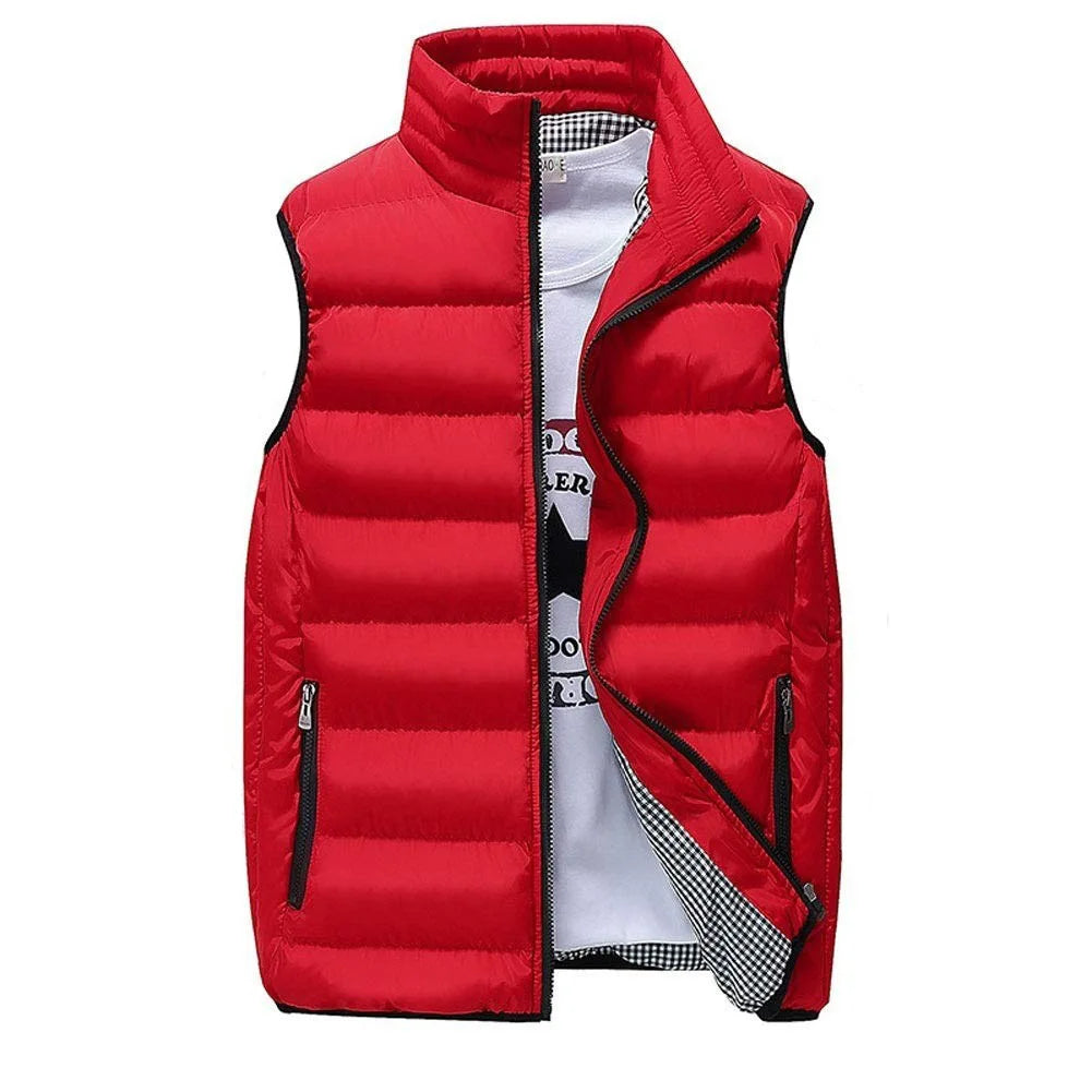 Men's Sleeveless Vest Winter Jacket