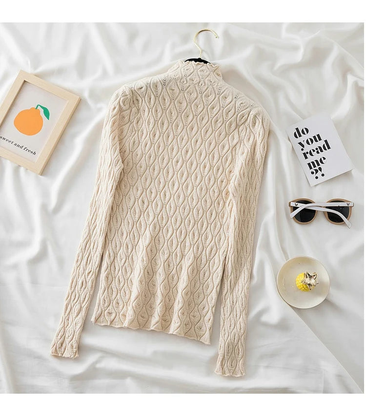 Women's Cashmere Turtleneck Sweater