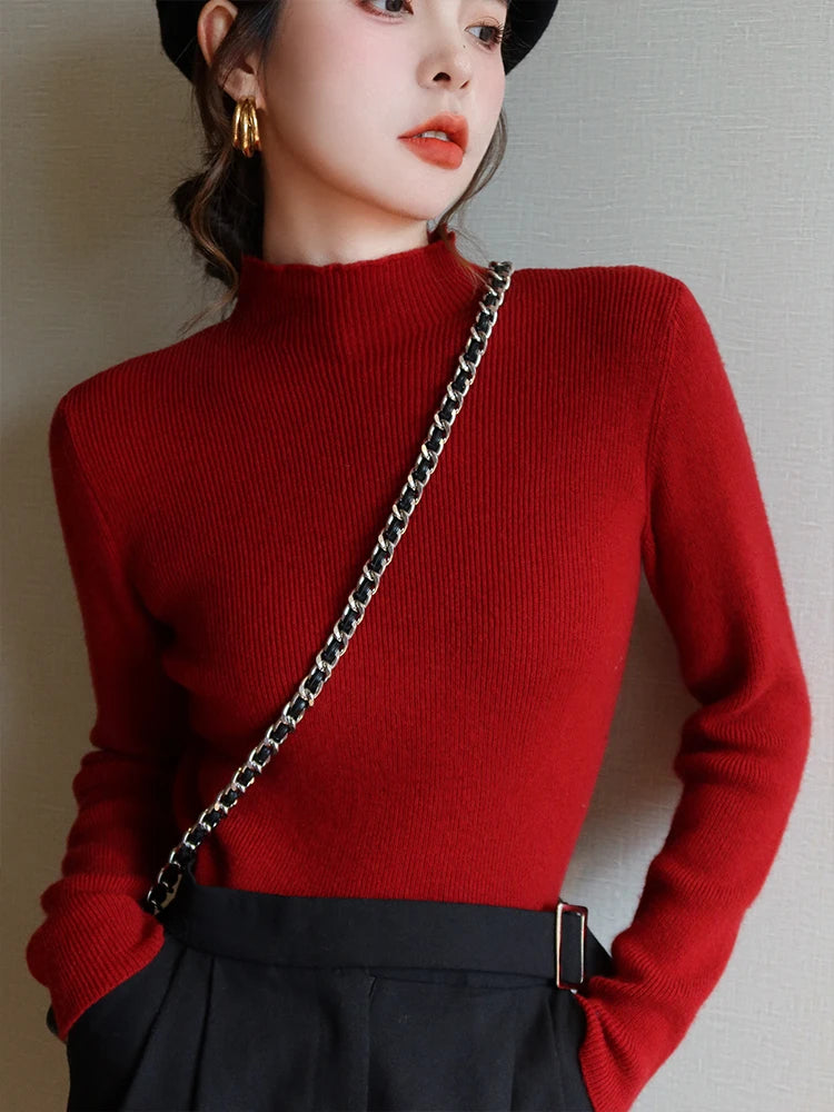 Women's Knitted Pullover Sweater