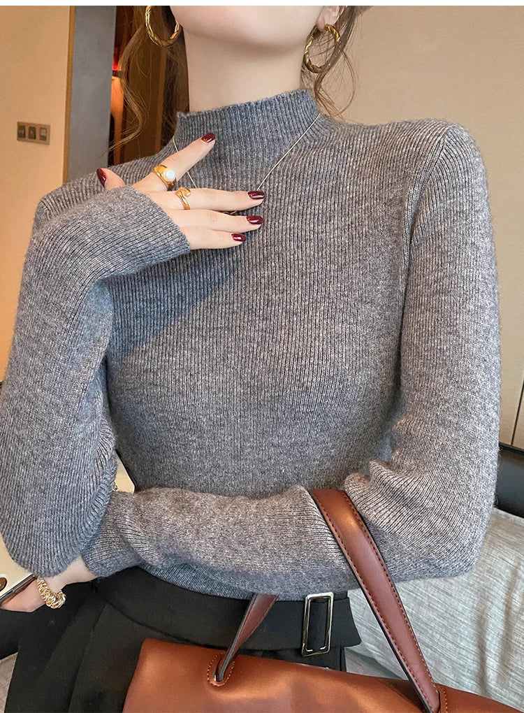 Women's Knitted Pullover Sweater