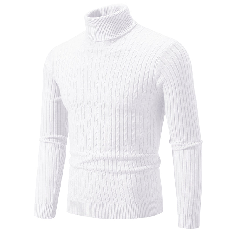 Men's Knitted Turtleneck Sweater