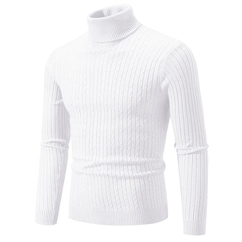 Men's Knitted Turtleneck Sweater