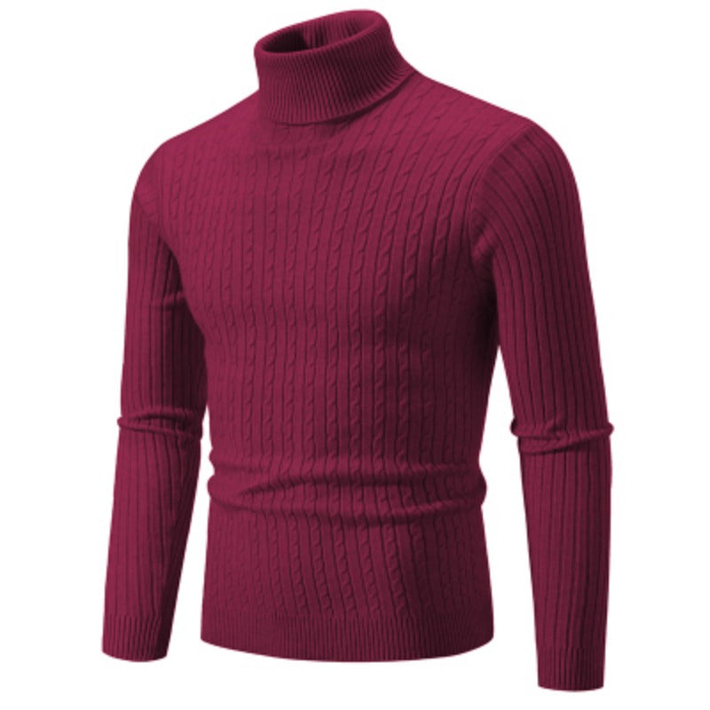 Men's Knitted Turtleneck Sweater