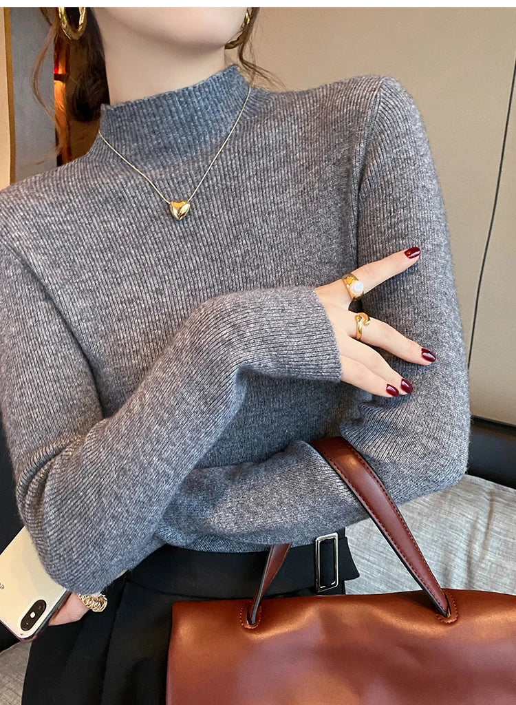 Women's Knitted Pullover Sweater