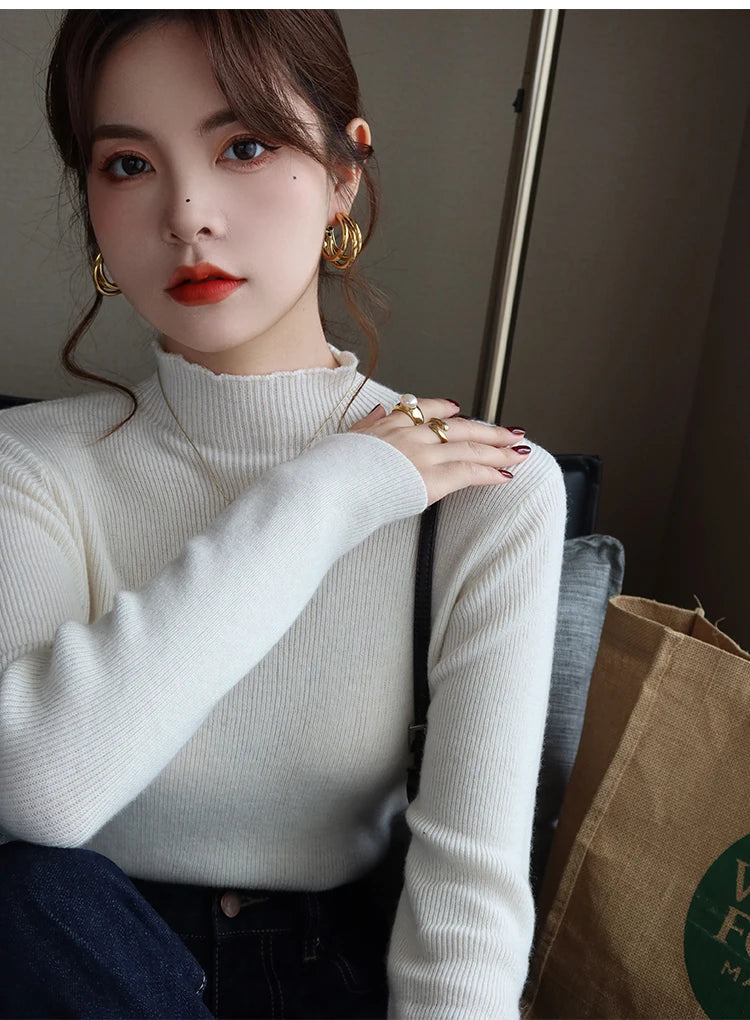 Women's Knitted Pullover Sweater