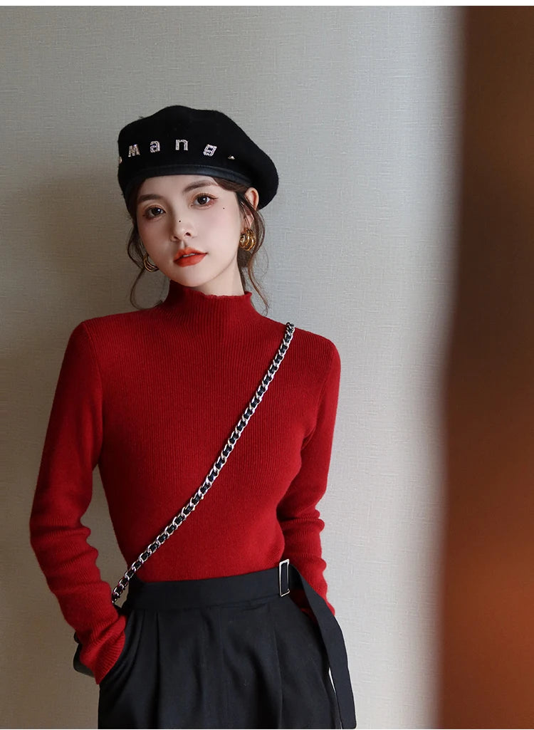 Women's Knitted Pullover Sweater