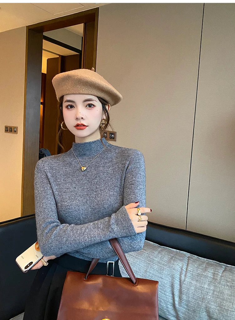 Women's Knitted Pullover Sweater
