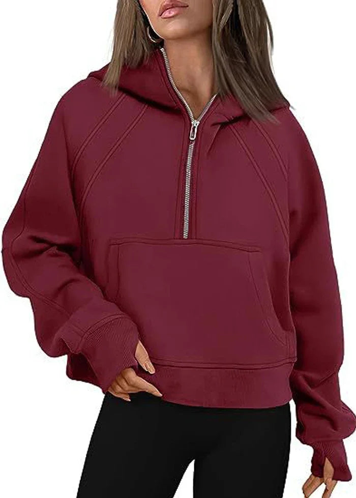 Women's Quarter Zip Hoodie