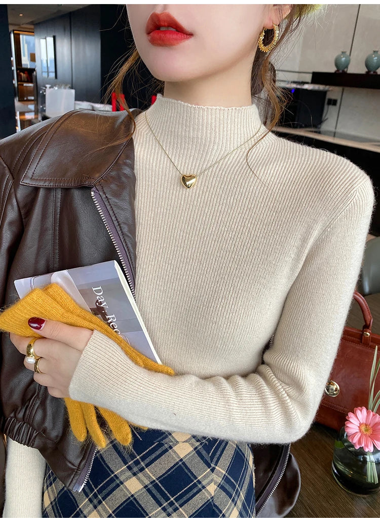 Women's Knitted Pullover Sweater