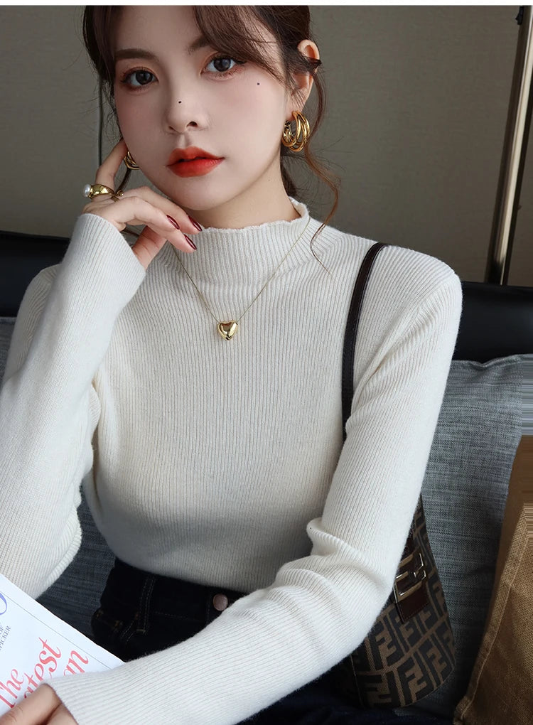 Women's Knitted Pullover Sweater