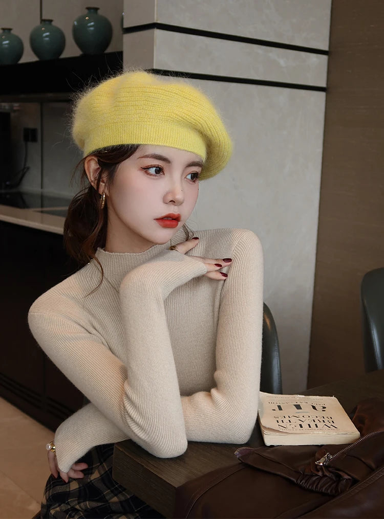 Women's Knitted Pullover Sweater