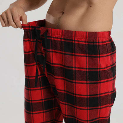 Men's Winter Plaid Pajamas