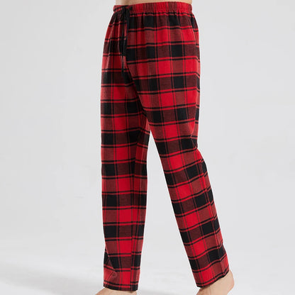 Men's Winter Plaid Pajamas