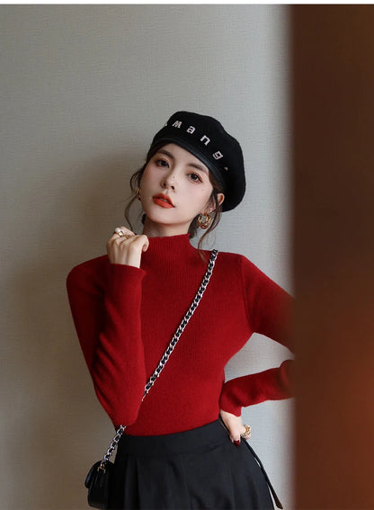 Women's Knitted Pullover Sweater