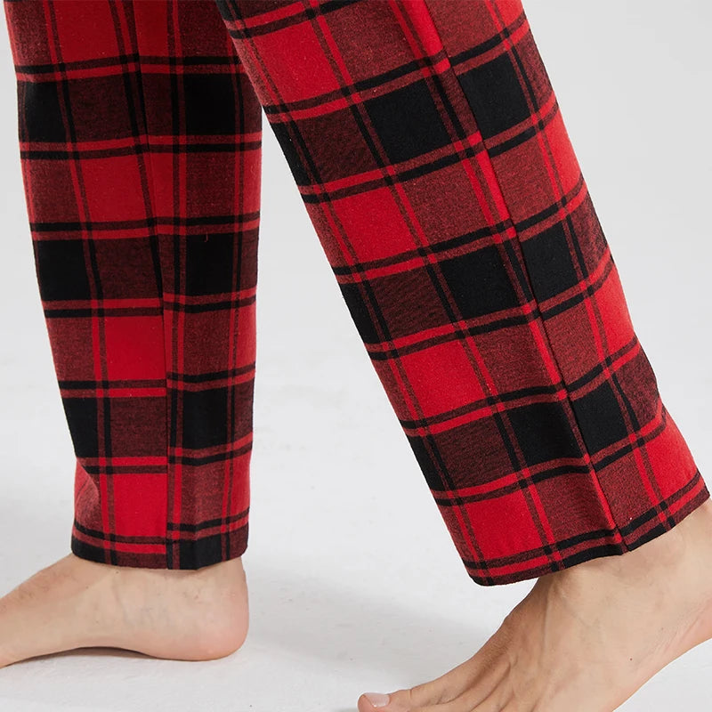 Men's Winter Plaid Pajamas