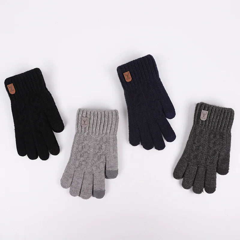 Men's Winter Knitted Gloves