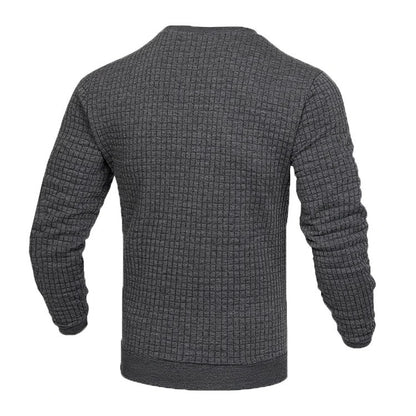 Men's Waffle Pattern Sweater