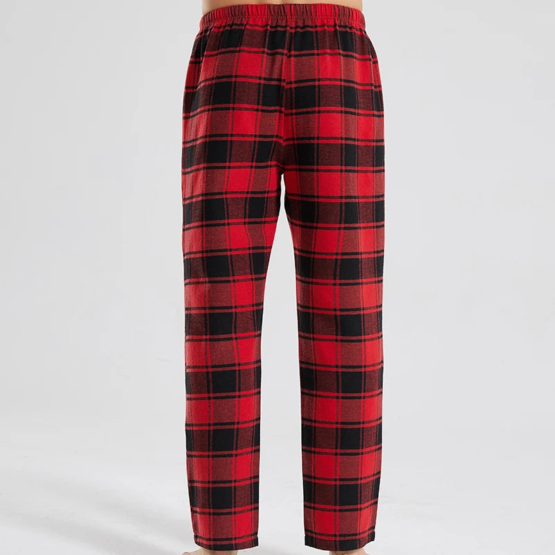 Men's Winter Plaid Pajamas