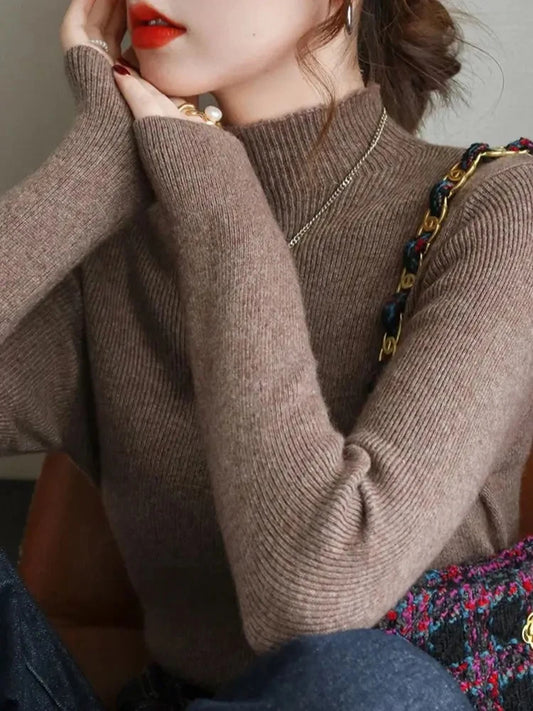 Women's Knitted Pullover Sweater
