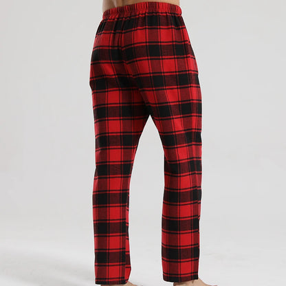 Men's Winter Plaid Pajamas