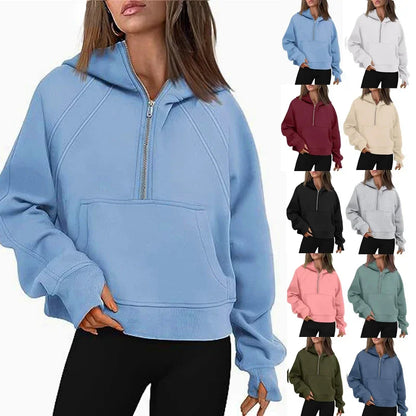 Women's Quarter Zip Hoodie
