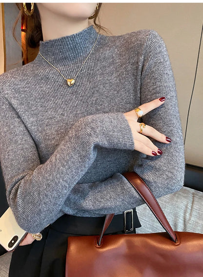 Women's Knitted Pullover Sweater