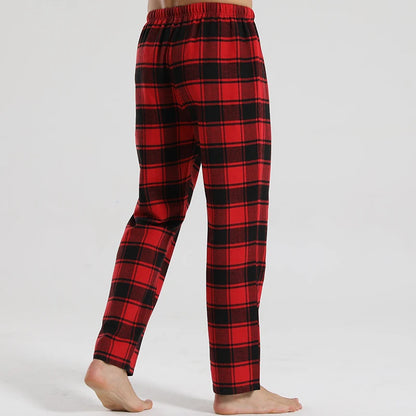 Men's Winter Plaid Pajamas