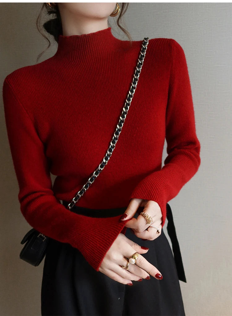 Women's Knitted Pullover Sweater