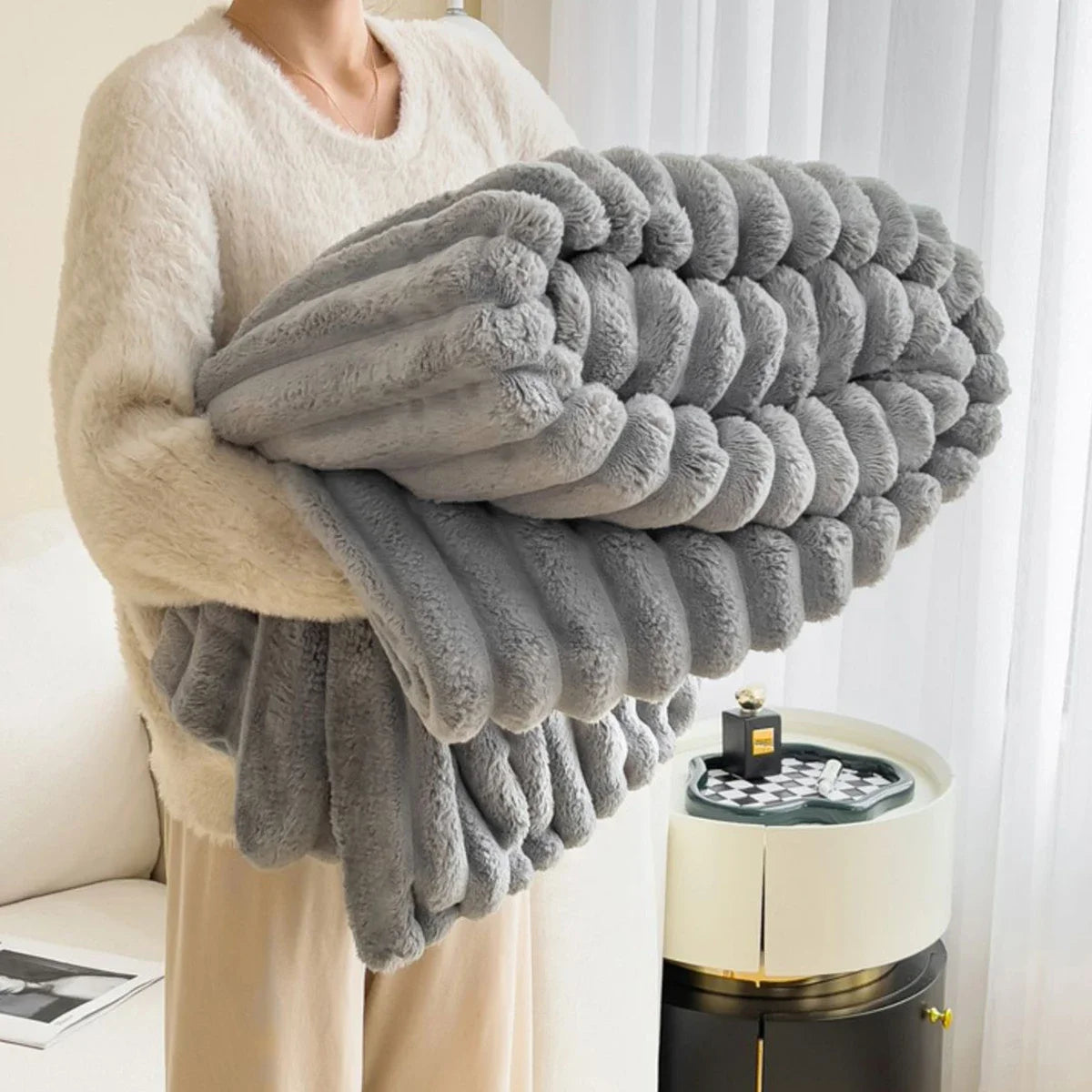 Soft Cable Blanket