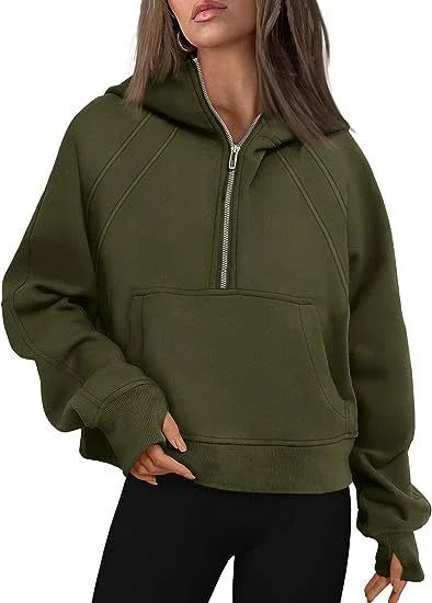 Women's Quarter Zip Hoodie