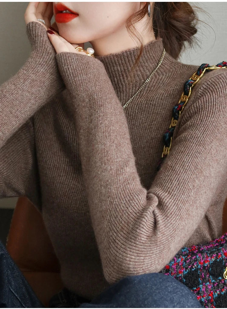 Women's Knitted Pullover Sweater