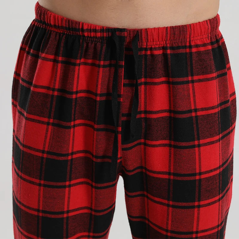 Men's Winter Plaid Pajamas