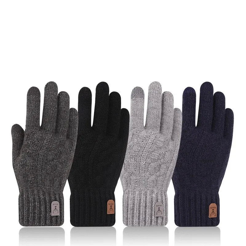 Men's Winter Knitted Gloves